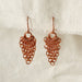 Alma Copper Waterfall Drop Earrings thumbnail 1