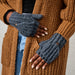 Winter Sky Ribbed Wool Convertible Mittens thumbnail 1