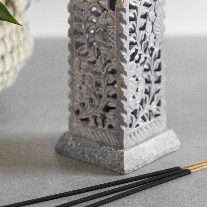 Meenaar Gorara Stone Tower Incense Holder 3