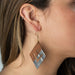 Zebara Diamond Wood Earrings thumbnail 2