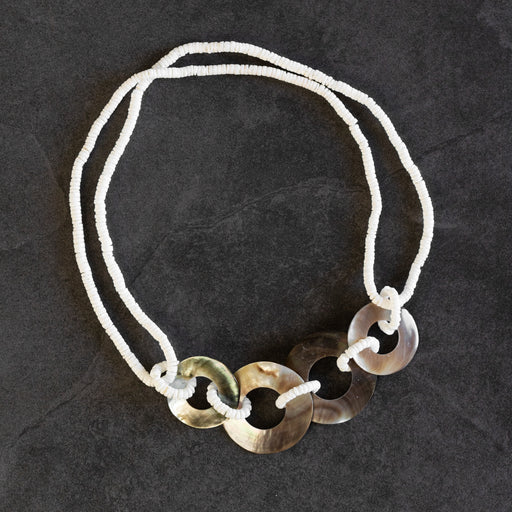 Infinite Loops Shell Necklace