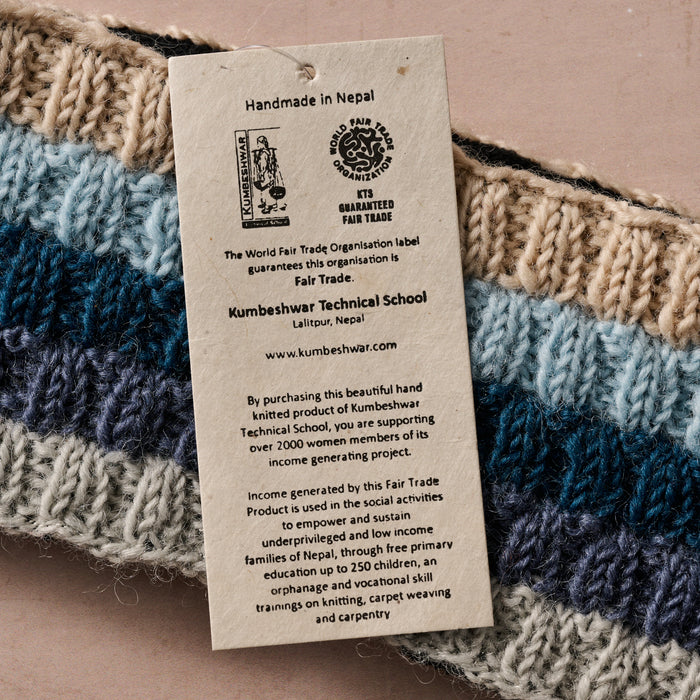 Viva Striped Wool Headband 3