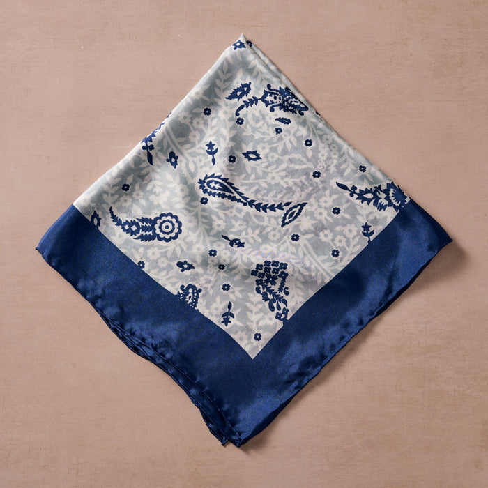 Milan Paisley Silk Scarf 4