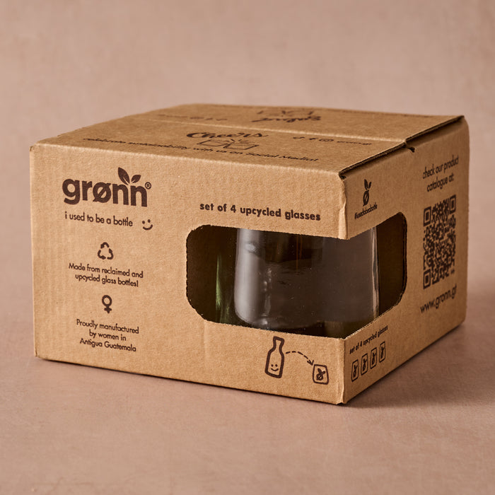 Gronn Upcycled Tumbler Set - 8 Oz Clear 3