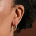 Elisa Sterling Silver Hoop Earrings thumbnail 3