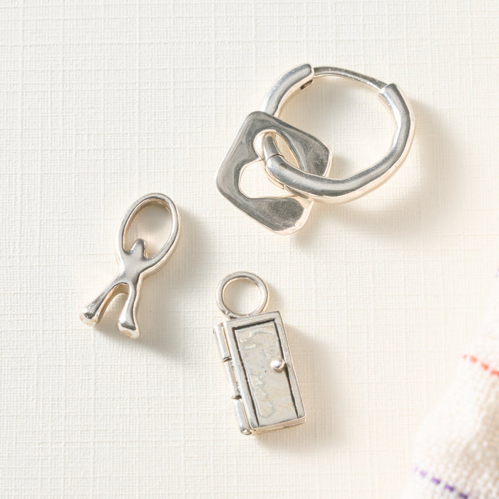 Brilla Sterling Silver Charm - Heart 3