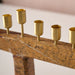 Roshanee Stone and Brass Menorah thumbnail 4