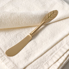 Khao Brushed Gold Leaf Butter Knife