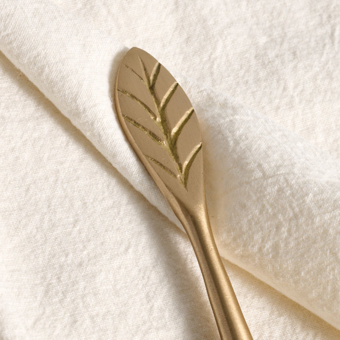 Khao Brushed Gold Leaf Butter Knife 3