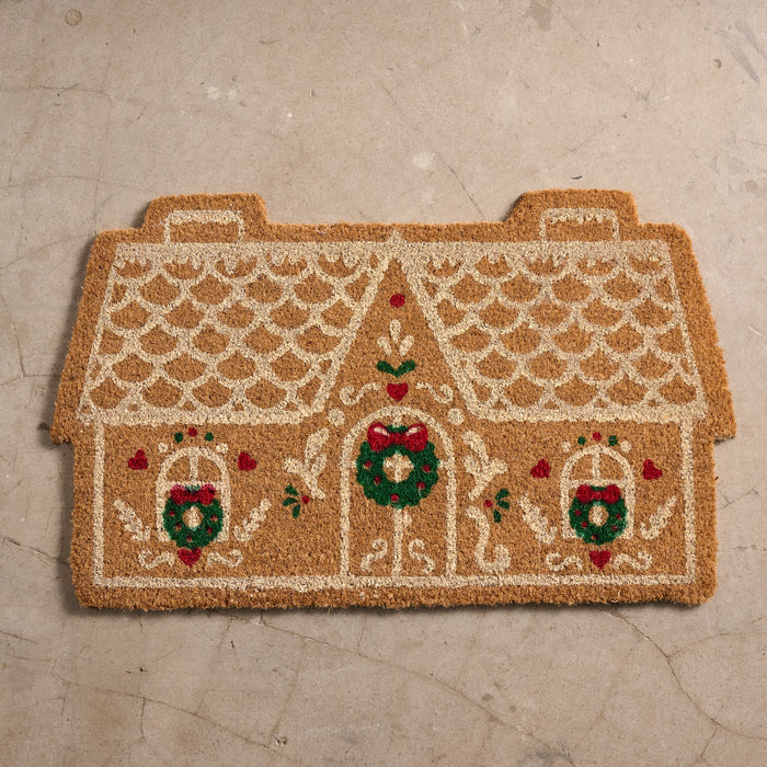 Garam Coir Gingerbread House Door Mat 1
