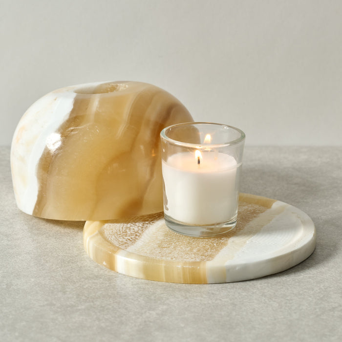 Maadi Alabaster Candleholder 2