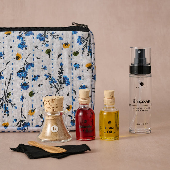 Katari Skincare Set in Cosmetic Bag 1