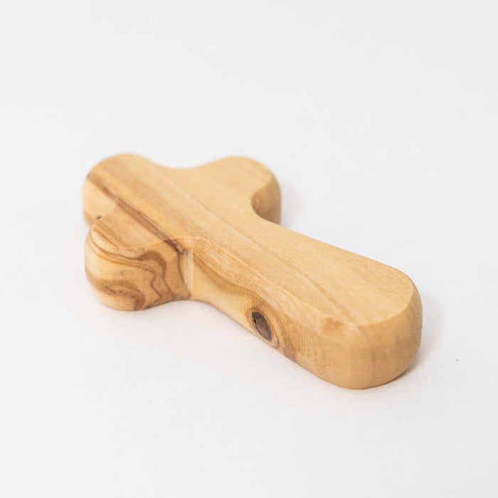 Duea Olive Wood Pocket Prayer Cross 6