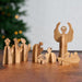 Collapsible Olive Wood Nativity thumbnail 1