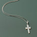 Mother of Pearl Cross Pendant Necklace thumbnail 1