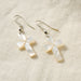 Mother of Pearl Cross Drop Earrings thumbnail 3