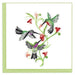 Quilled Hummingbirds Greeting Card thumbnail 1