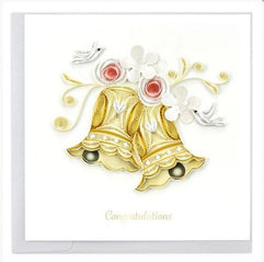 Quilled Wedding Congratulations Card