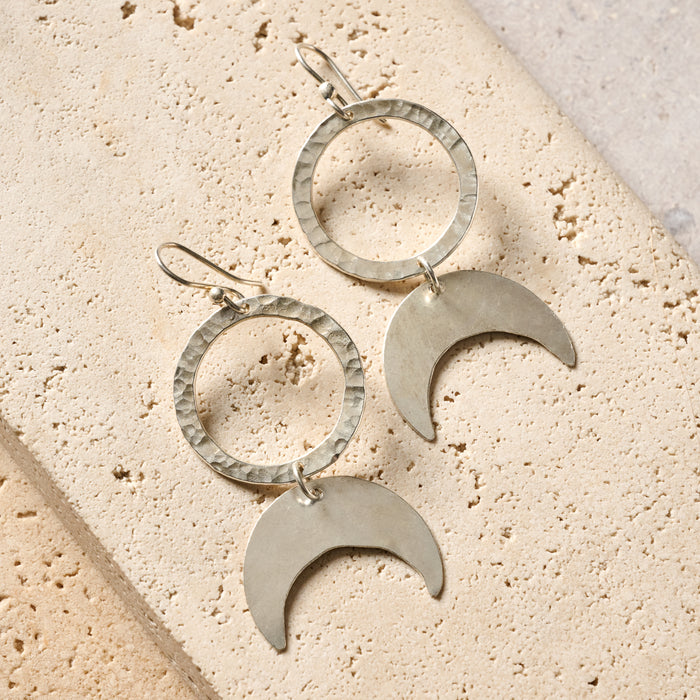 Nuru Moon Drop Earrings 1