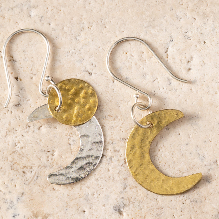 Nova Moons Mixed Metal Earrings 4