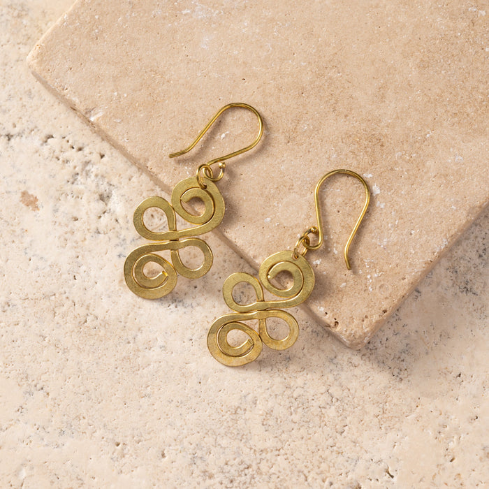 Nyoka Infinity Swirl Earrings 3