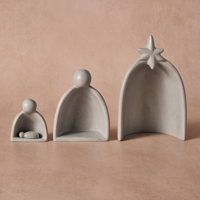 Tamu Nesting Soapstone Nativity 3