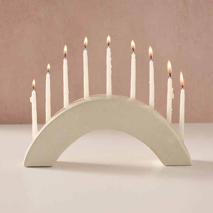 Ahadi Arch Soapstone Menorah 3