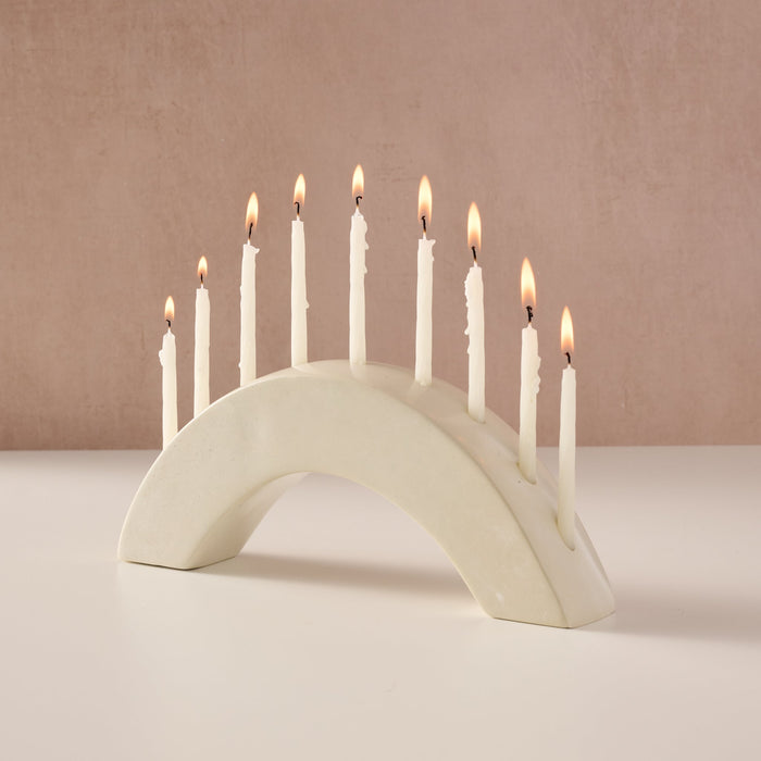 Ahadi Arch Soapstone Menorah 1
