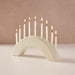 Ahadi Arch Soapstone Menorah thumbnail 1