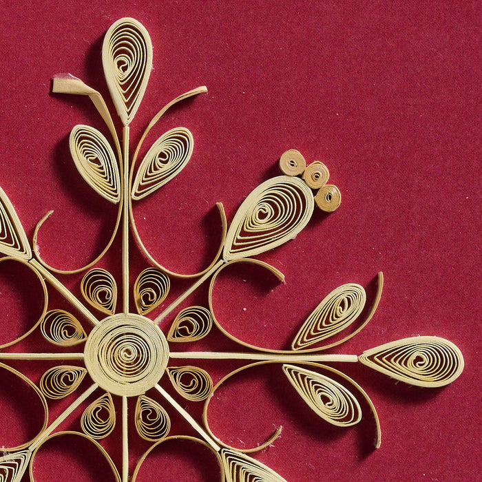 Sweet Snowflake Quilled Card 2