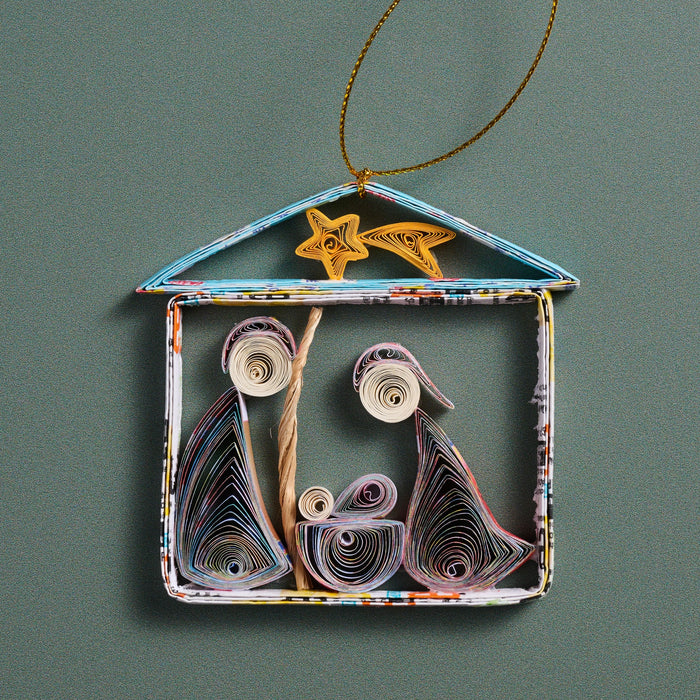 Quilled Nativity Ornament 3