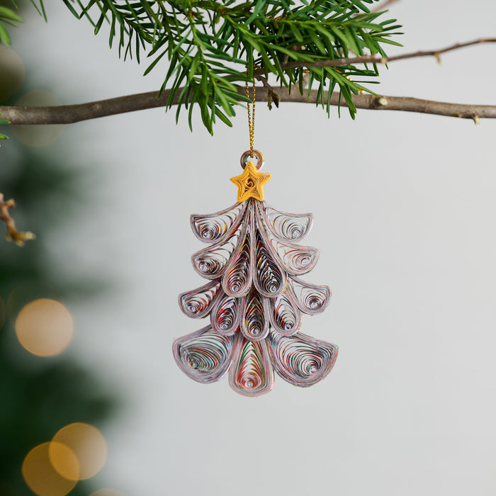 Quilled Fancy Tree Ornament 1