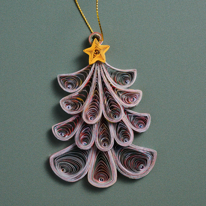 Quilled Fancy Tree Ornament 3