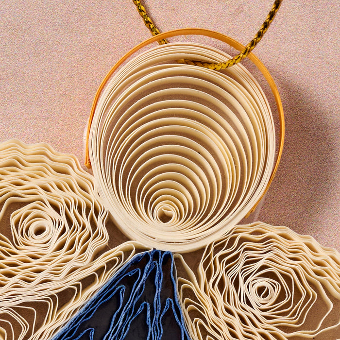 Diu Quilled Angel Ornament - Blue 3