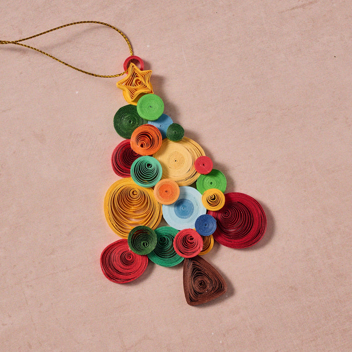 Banh Quilled Tree Ornament 2