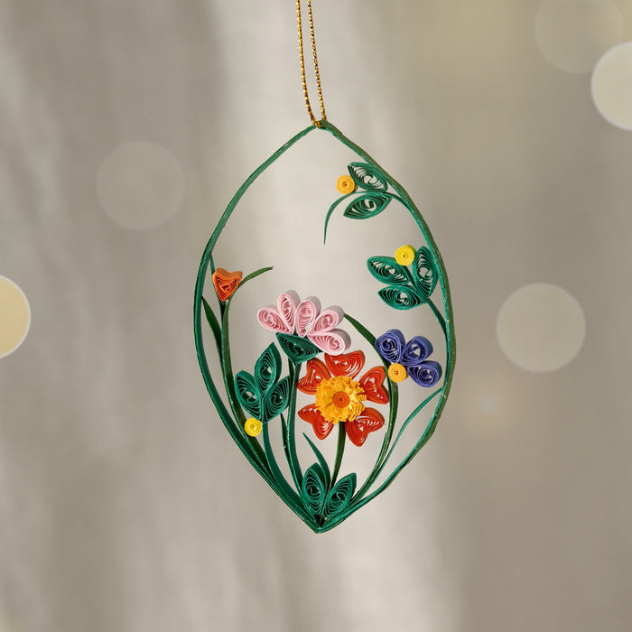 Mau Quilled Flower Garden Ornament 1