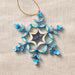 Khoe Quilled Blue Snowflake Ornament thumbnail 3