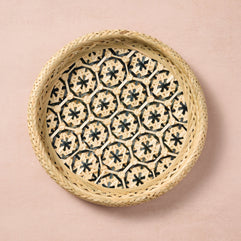 Phu An Bamboo Basket with Black - 10.5