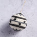 Striped Felt Ball Ornament thumbnail 3