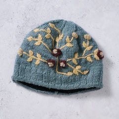 Gentle Flowers Embroidered Hat