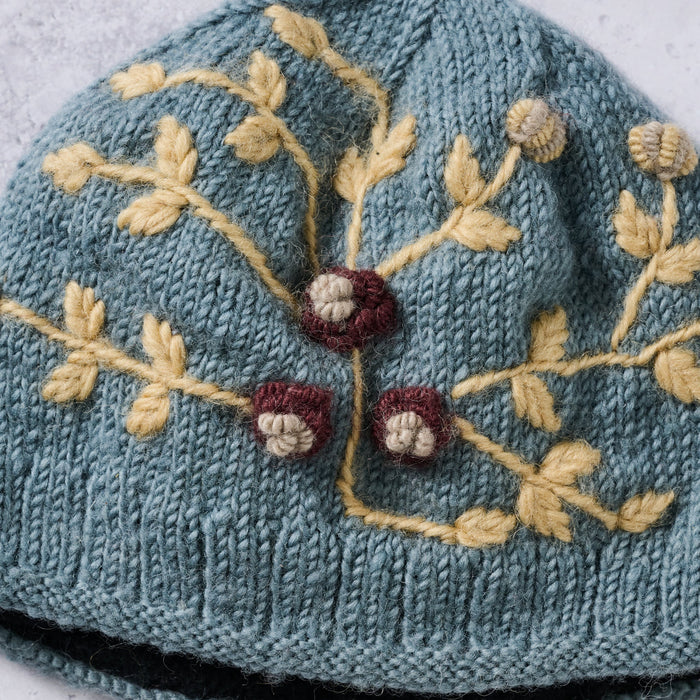 Gentle Flowers Embroidered Hat 3