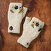 Blissful Flowers Embroidered Wrist Warmers thumbnail 1