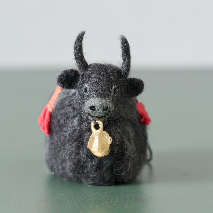 Felted Wool Yak Ornament 2