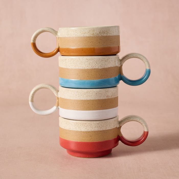 Kaphi II Stacking Espresso Mug - Multi - Set of 4 2
