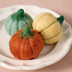 Sapha Pumpkin Shaped Felted Soaps