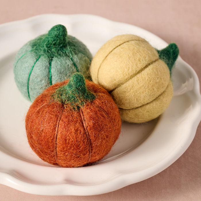 Sapha Pumpkin Shaped Felted Soaps 1