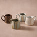 Sundara Conical Fluted Ceramic Espresso Mugs - Set of 4 thumbnail 1