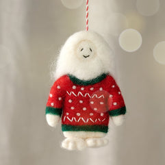 Chuti Ugly Sweater Yeti Ornament