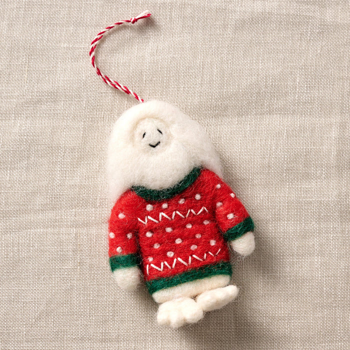 Chuti Ugly Sweater Yeti Ornament 3