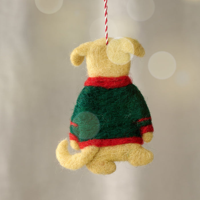 Tyana Ugly Sweater Dog Ornament 2